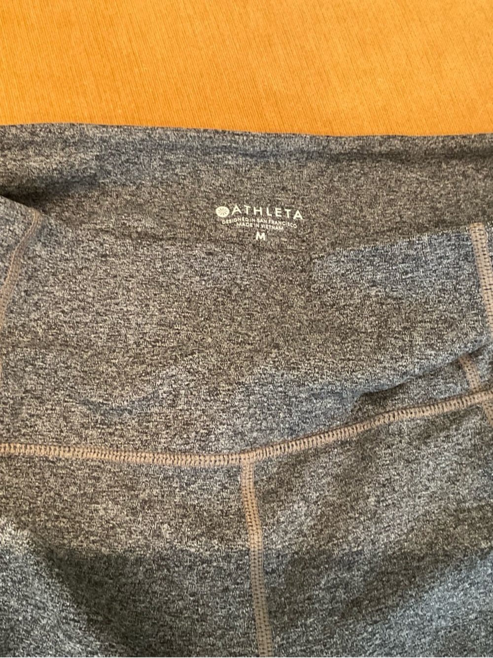 Athleta Salutation High Rise Leggings Gray Size M Athletic Yoga Gym